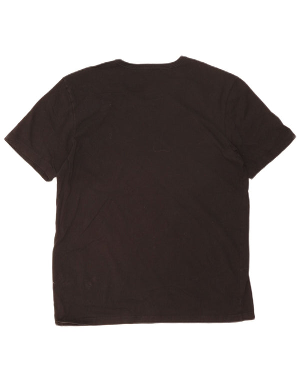 Hugo Boss Womens T-Shirt Top UK 12 Medium Black