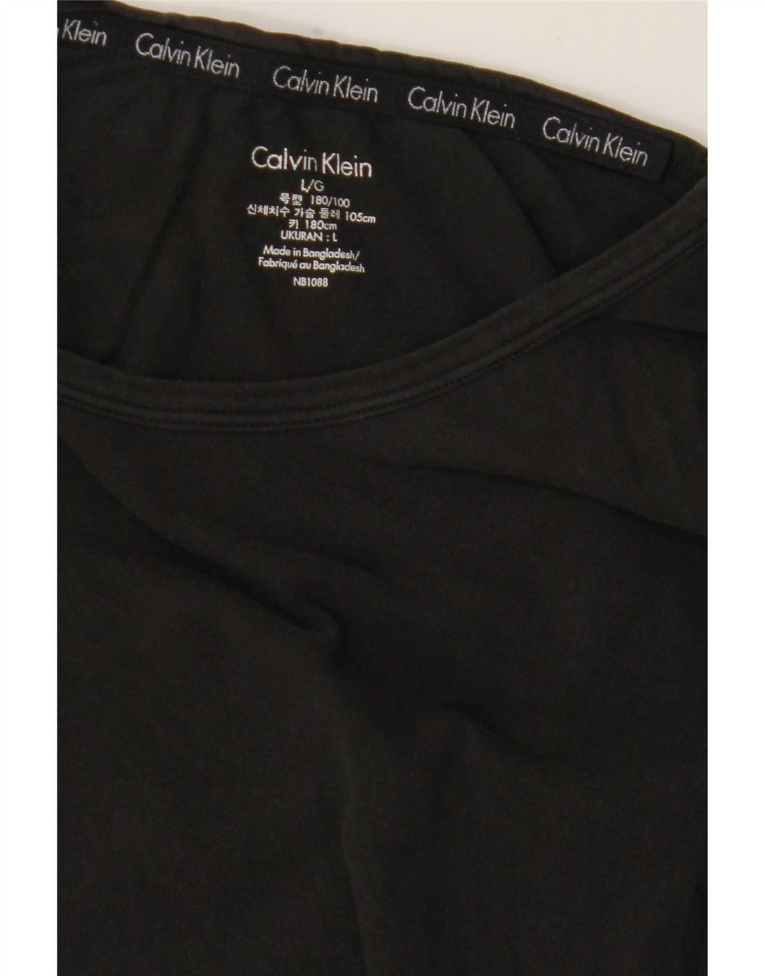 Женская футболка Calvin Klein Top UK 16, большая черная