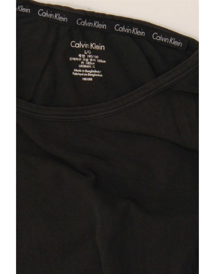 Женская футболка Calvin Klein Top UK 16, большая черная