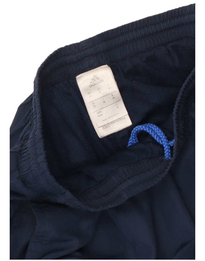 Мужские спортивные брюки Adidas Joggers среднего размера, темно-синие, полиэстер