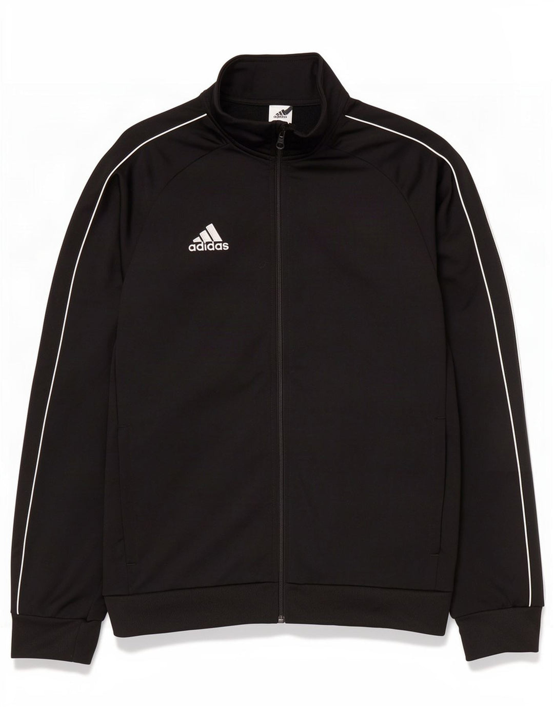 Мужская спортивная куртка Adidas, средний черный полиэстер