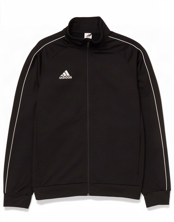 Мужская спортивная куртка Adidas, средний черный полиэстер