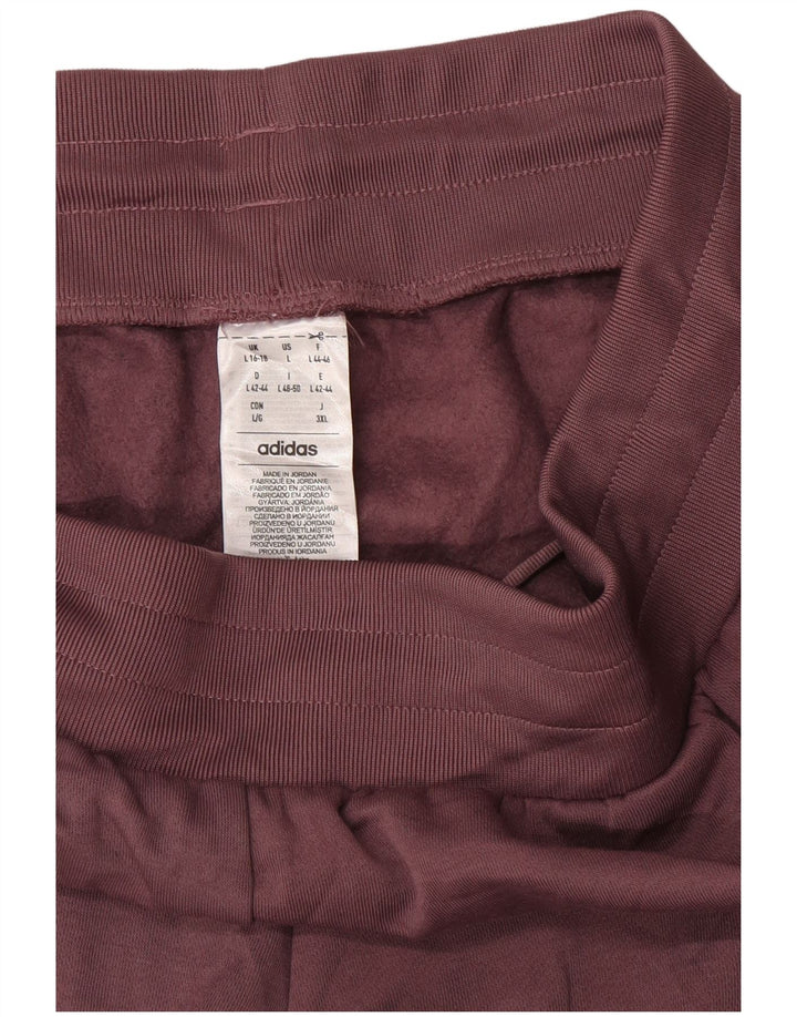 Женские спортивные брюки Adidas UK 16/18, большой фиолетовый полиэстер