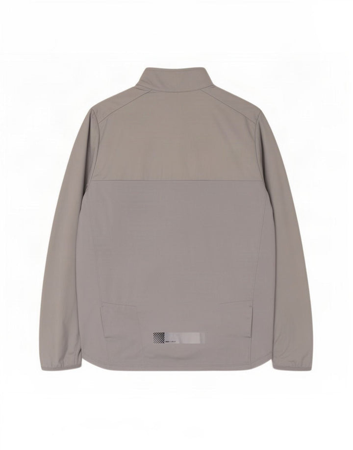 Мужская спортивная куртка Nike Dri Fit, большая серая куртка из полиэстера