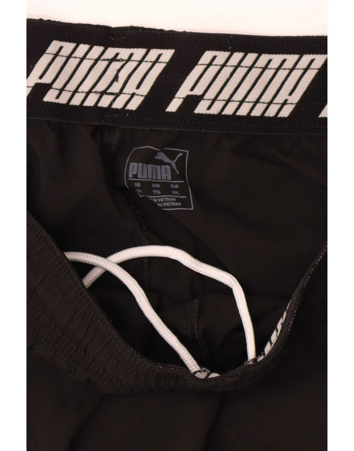 Мужские спортивные шорты Puma с рисунком 2XL, черные, полиэстер