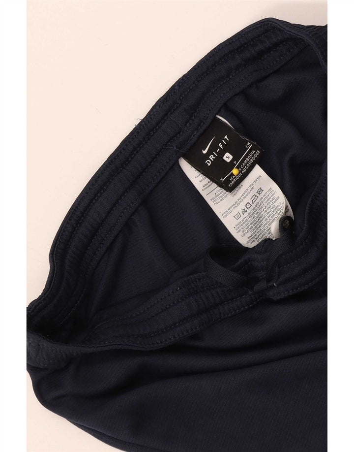 Женские спортивные шорты Nike Dri Fit UK 8, маленькие, темно-синие, полиэстер