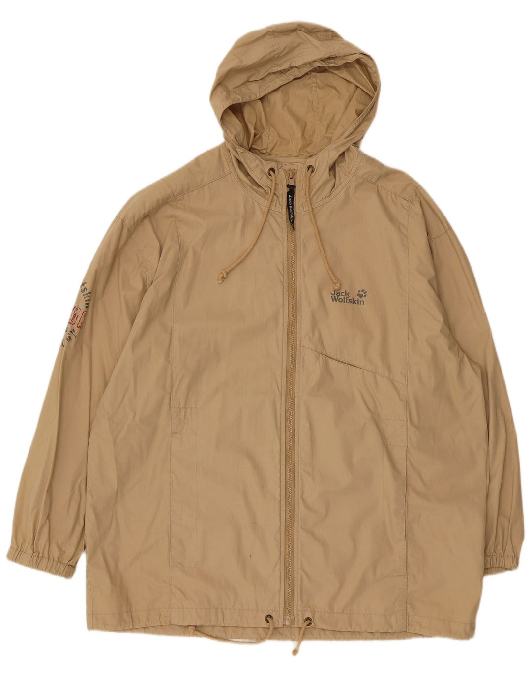 Мужская куртка-бомбер с капюшоном Jack Wolfskin UK 36/38 Средний Бежевый