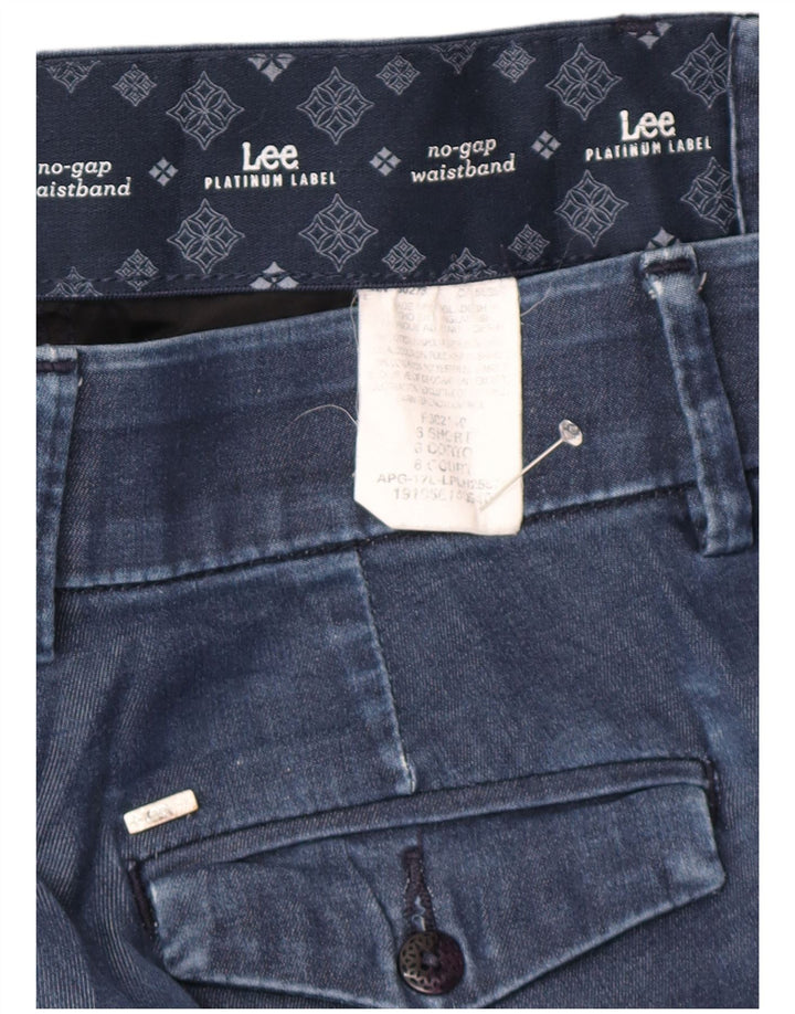 Женские прямые джинсы LEE Platinum Label США 6, средний размер W30 L30, синий хлопок