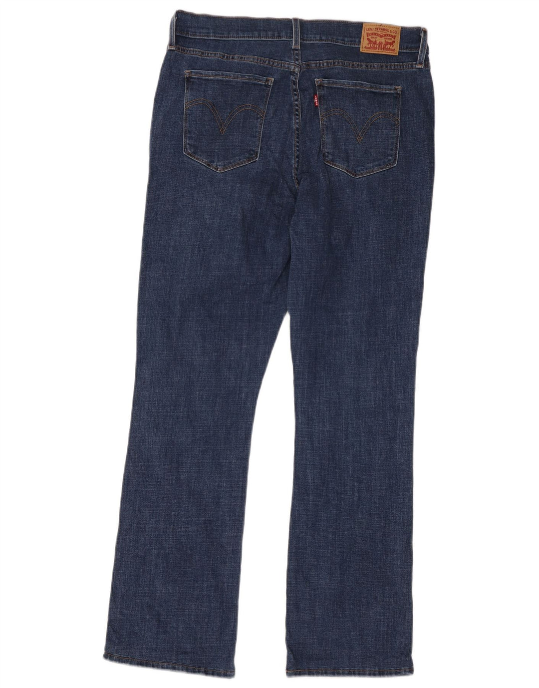 Женские джинсы классического кроя Levi's Bootcut, размер 14, большие W32 L34, синие, хлопок