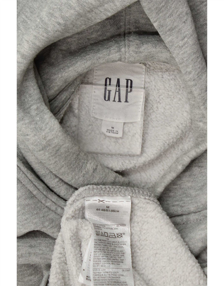 Мужской джемпер с капюшоном Gap, средний серый хлопок в крапинку