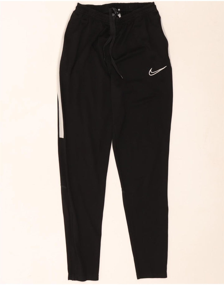 Мужские спортивные брюки Nike Dri Fit, маленькие черные полиэстер с цветными блоками