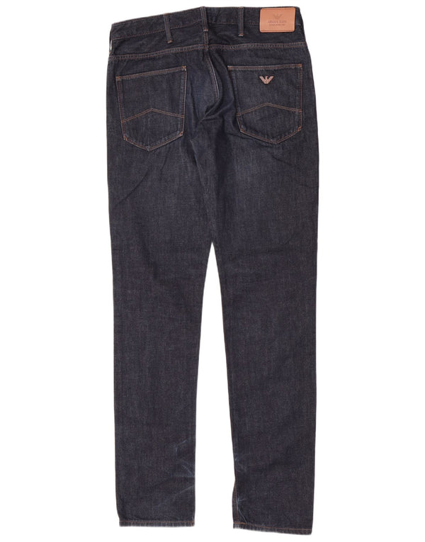 Мужские джинсы Armani Slim W31 L33 Темно-синие, хлопок