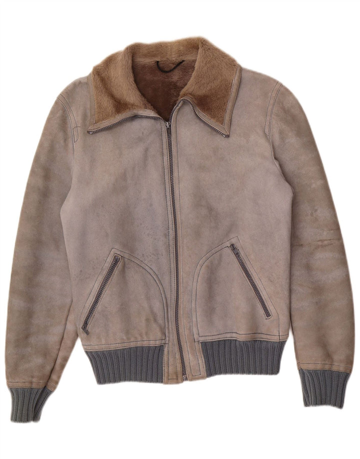 Мужская дубленка VINTAGE IT 48 Medium Grey Shearling