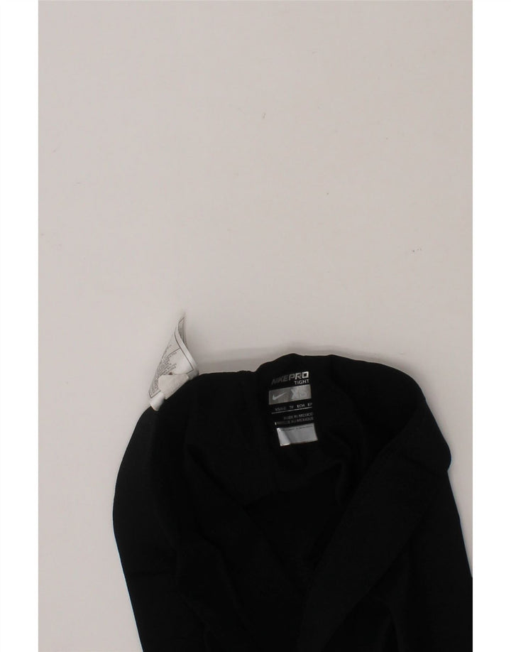 NIKE Womens Graphic Sport Shorts UK 0/2 XS Black Polyester Vintage Nike and Second-Hand Nike from Messina Hembry 