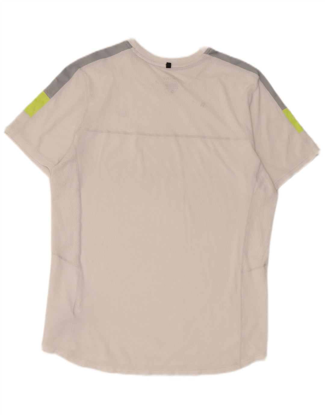 Мужская футболка Nike Dri Fit, средний белый полиэстер с цветными блоками