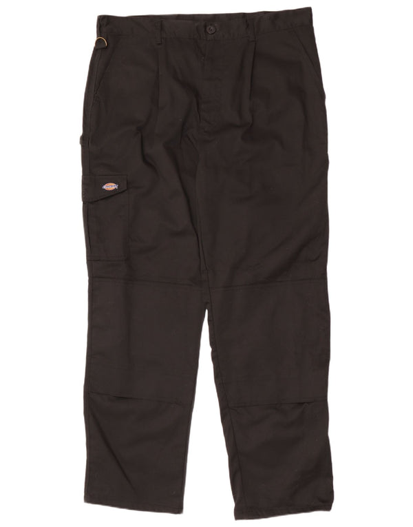Мужские прямые брюки-карго Dickies Redhawk W40 L33, черный полиэстер