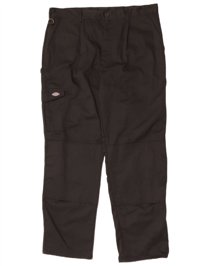 Мужские прямые брюки-карго Dickies Redhawk W40 L33, черный полиэстер