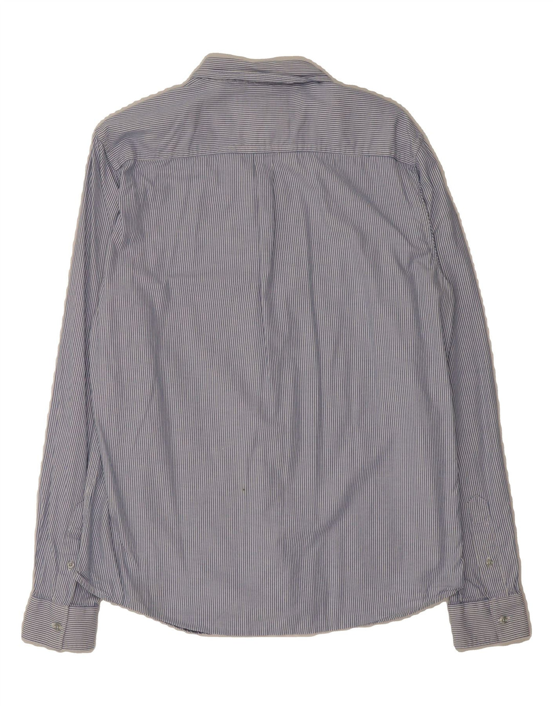 SUPERDRY Mens Regular Fit Shirt Large Blue Pinstripe Cotton Vintage Superdry and Second-Hand Superdry from Messina Hembry 