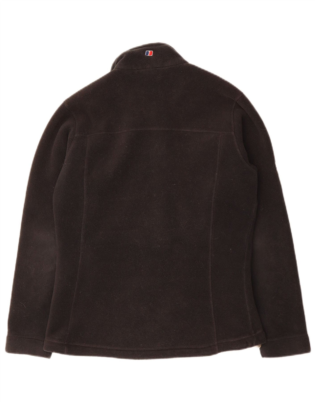 BERGHAUS Женская флисовая куртка оверсайз UK 10 маленький черный полиэстер