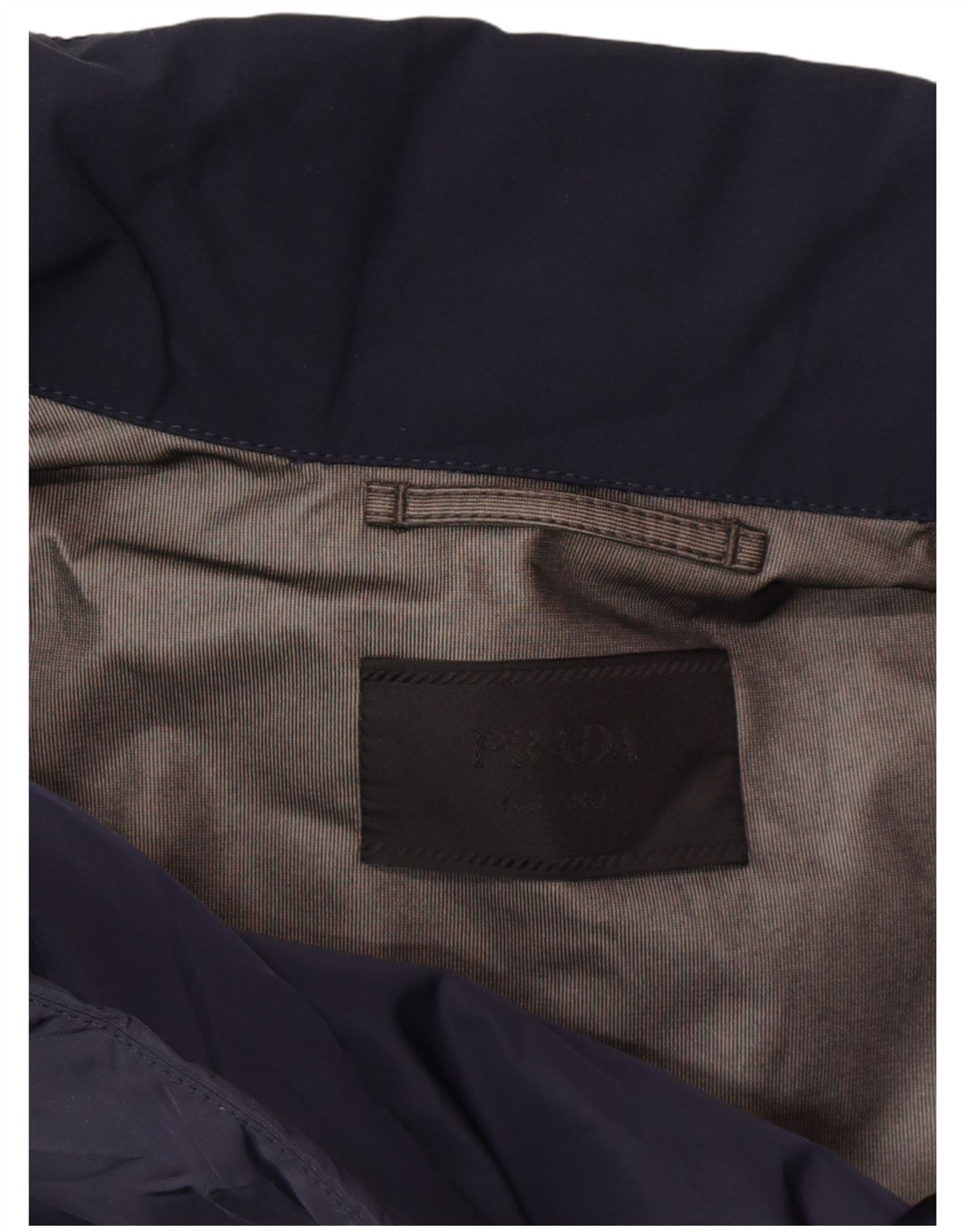 Мужская ветровка PRADA IT 52 XL Темно-синий Полиэстер Классика