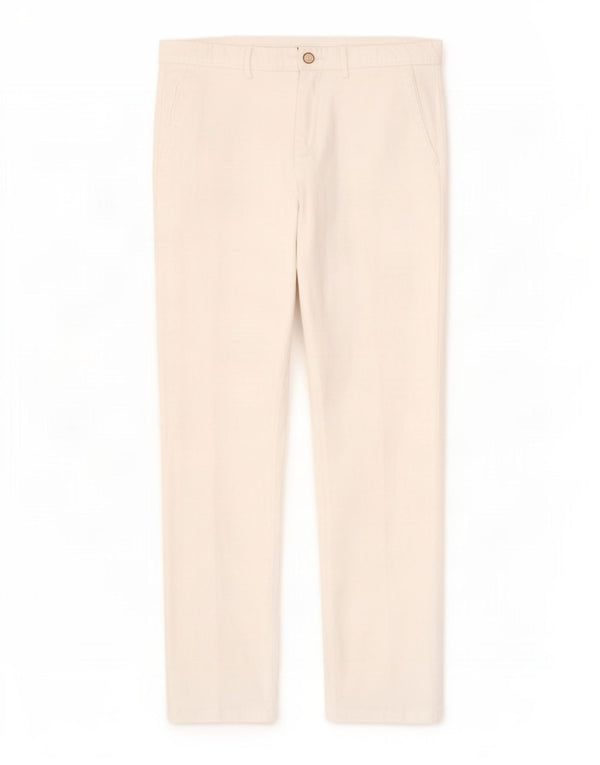 Мужские брюки-чиносы Massimo Dutti Slim Fit EU 38 Small W28 L30 белые