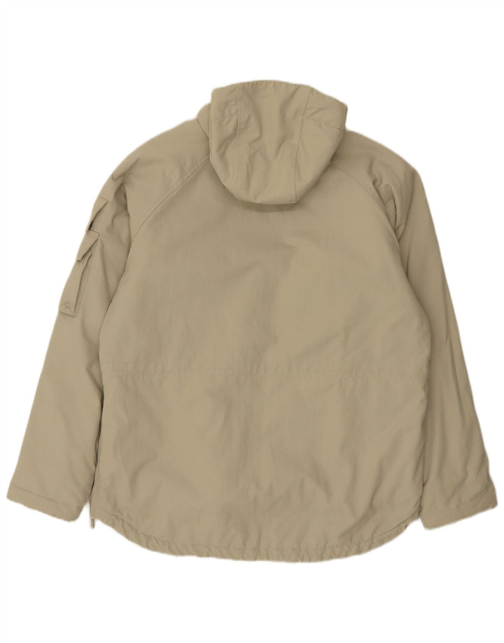 Мужская куртка-анорак Woolrich с капюшоном UK 38, средний хаки, цветной блок