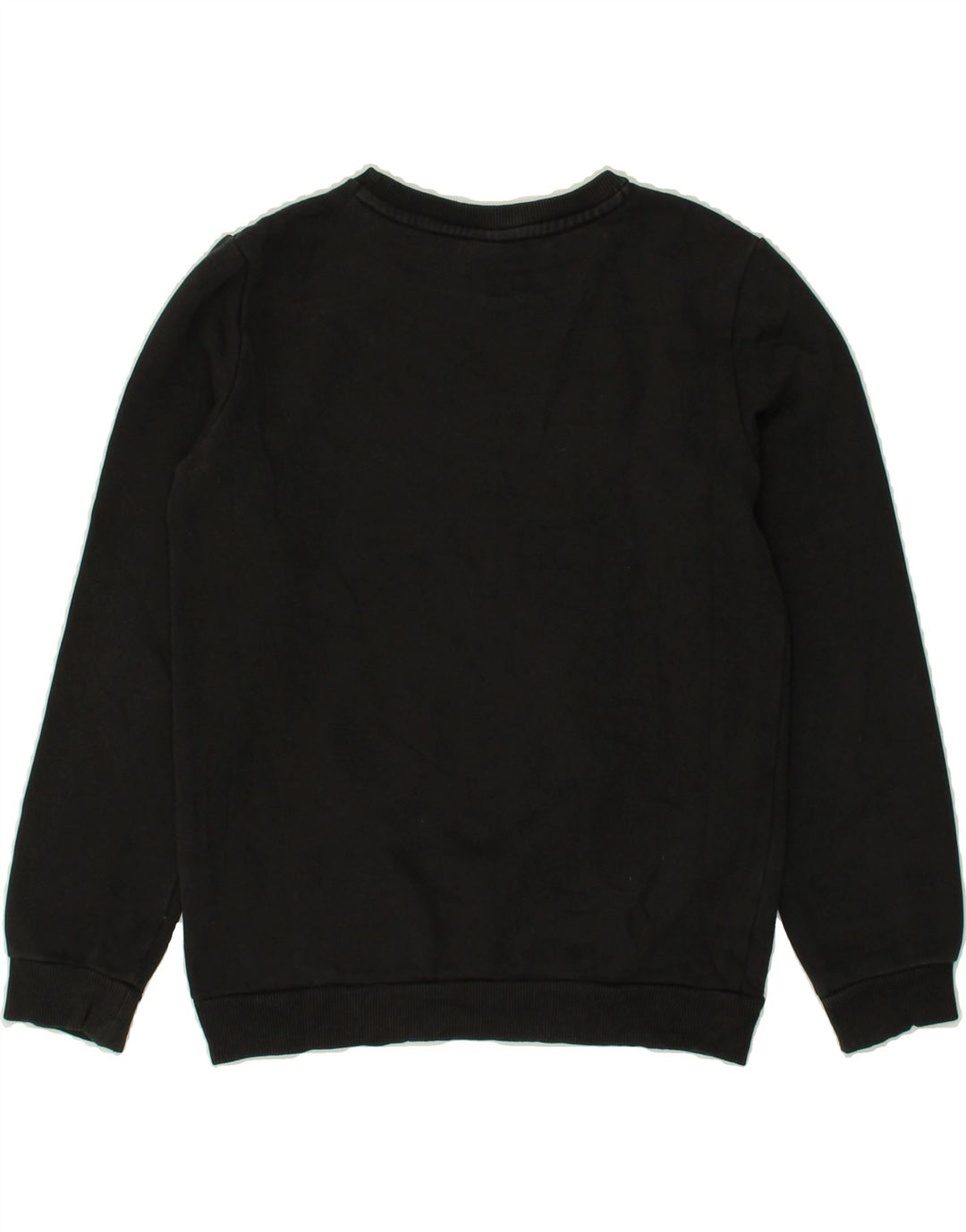 PUMA Boys Graphic Sweatshirt Jumper 11-12 Years Black Cotton Vintage Puma and Second-Hand Puma from Messina Hembry 