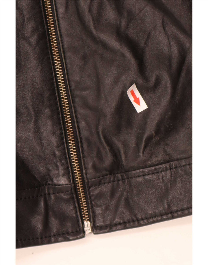 Мужская кожаная куртка In Extenso UK 44 2XL черная