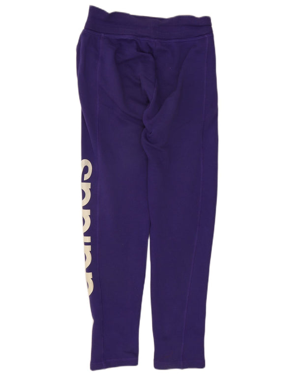 Женские спортивные брюки Adidas Climalite с графическим рисунком UK 4/6 XS Фиолетовый хлопок