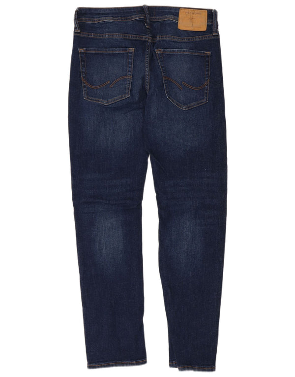 Мужские узкие джинсы Jack & Jones GLENN W32 L30, синий хлопок