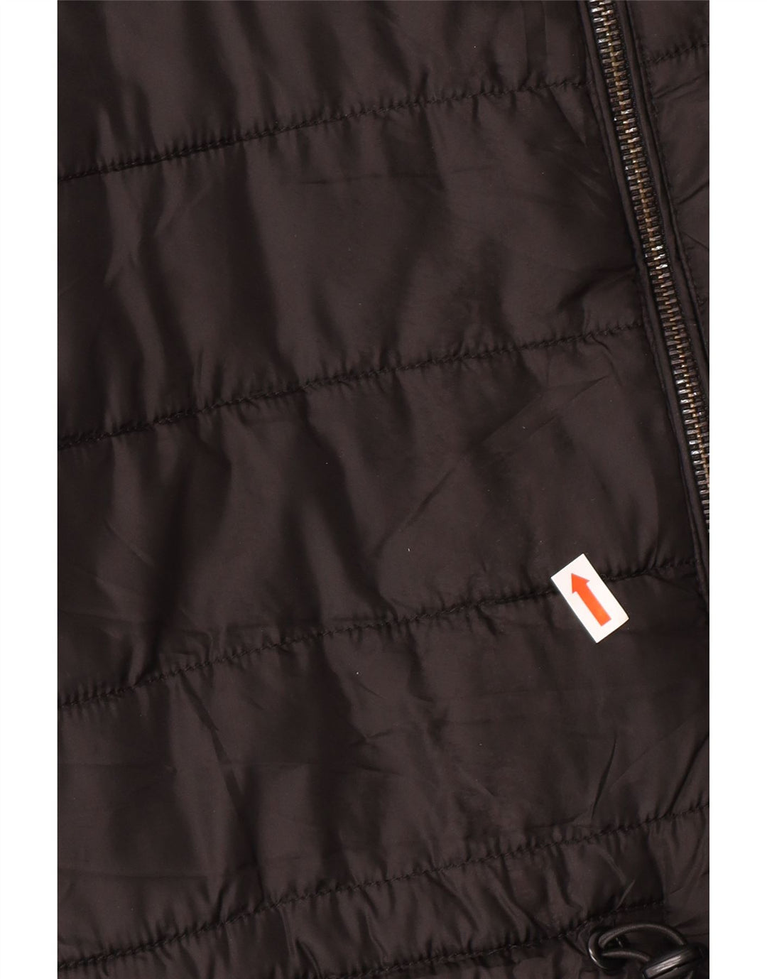 Женская стеганая куртка ZARA UK 10, маленький черный полиэстер