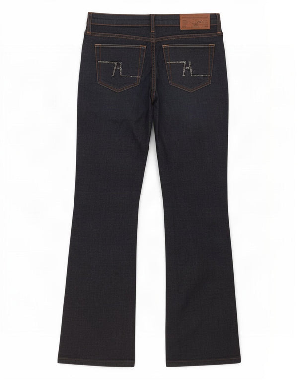 Женские джинсы Bootcut Zara EU 38 Medium W28 L29 Темно-синие, хлопок