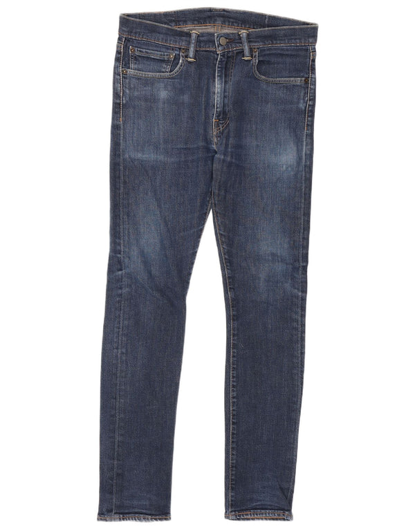 Мужские джинсы скинни Levi's 519 W33 L32 синие, хлопок