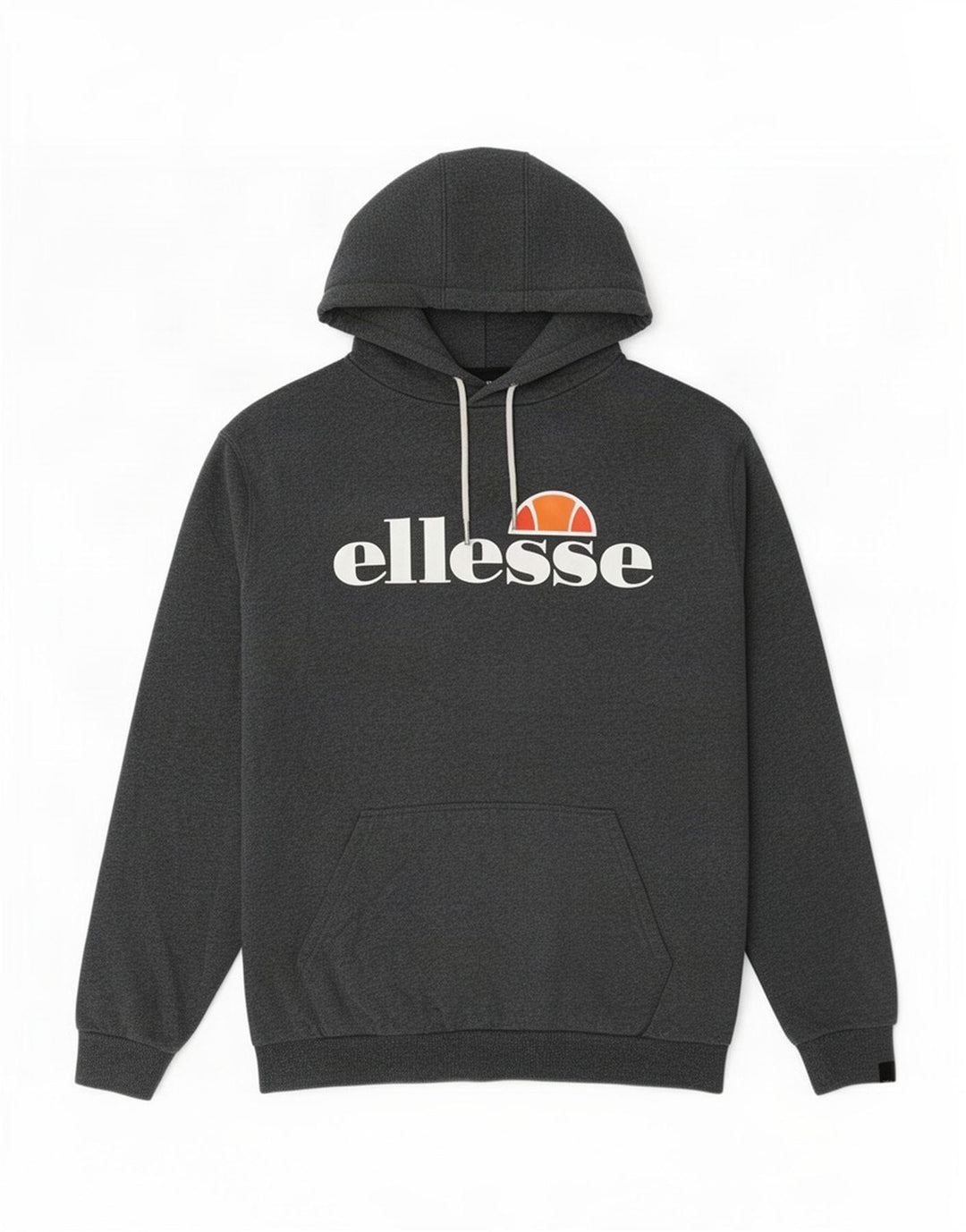 Мужской джемпер с капюшоном Ellesse с рисунком, средний серый, хлопок