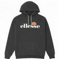 Мужской джемпер с капюшоном Ellesse с рисунком, средний серый, хлопок