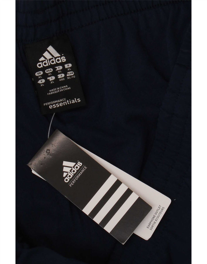 Adidas Мужские спортивные брюки Climalite Брюки для бега XL Темно-синий полиэстер