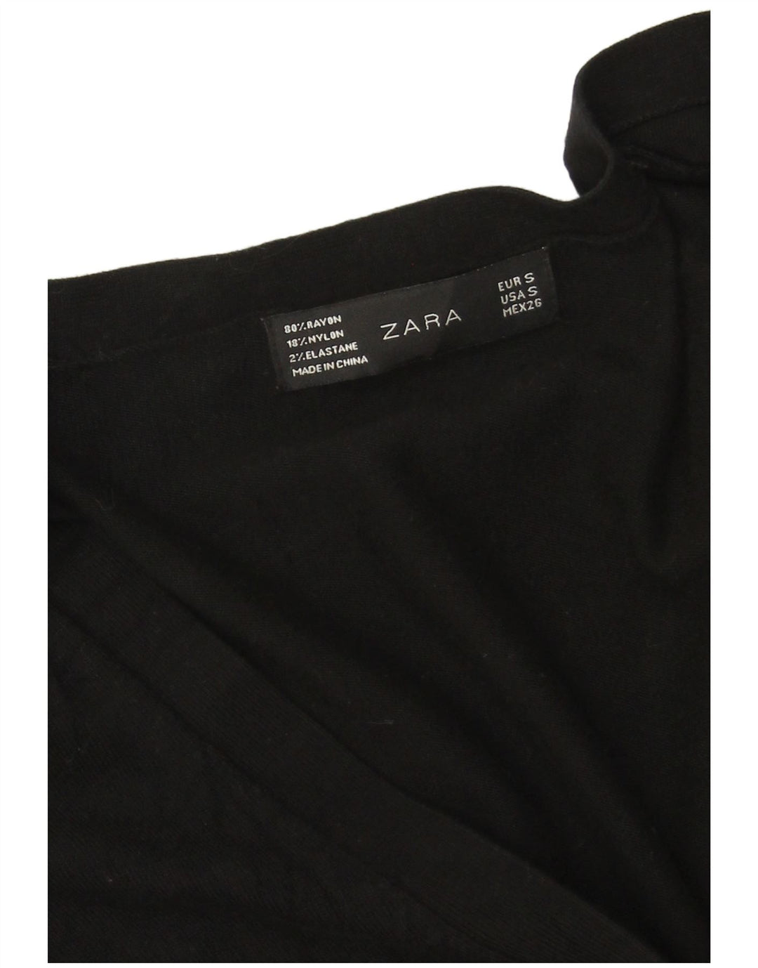 Женский кардиган Zara UK 10, маленький черный вискоза