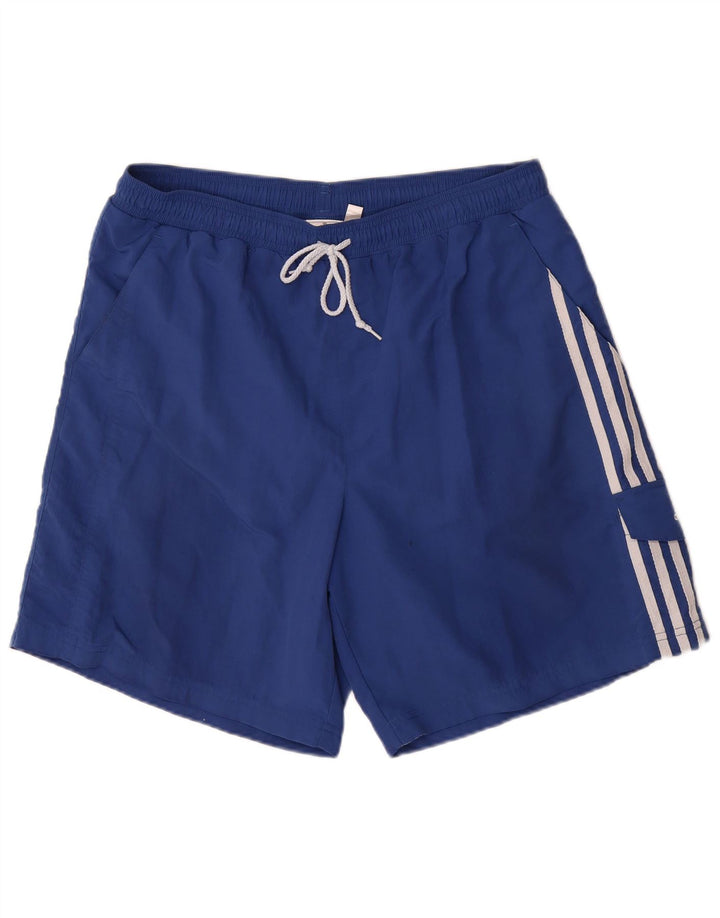 Мужские шорты для плавания Adidas, большие синие нейлоновые