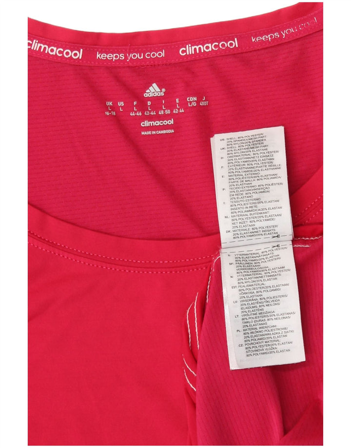 Женский жилет Adidas Climacool Vest UK 16/18, большой розовый полиэстер