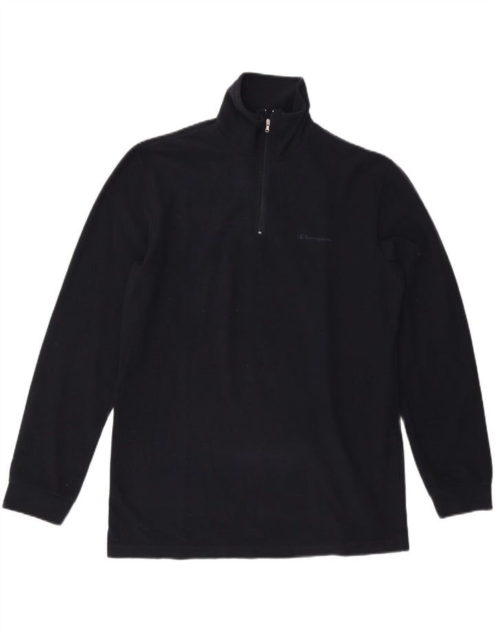 Мужской флисовый джемпер CHAMPION с воротником на молнии XL, темно-синий, полиэстер