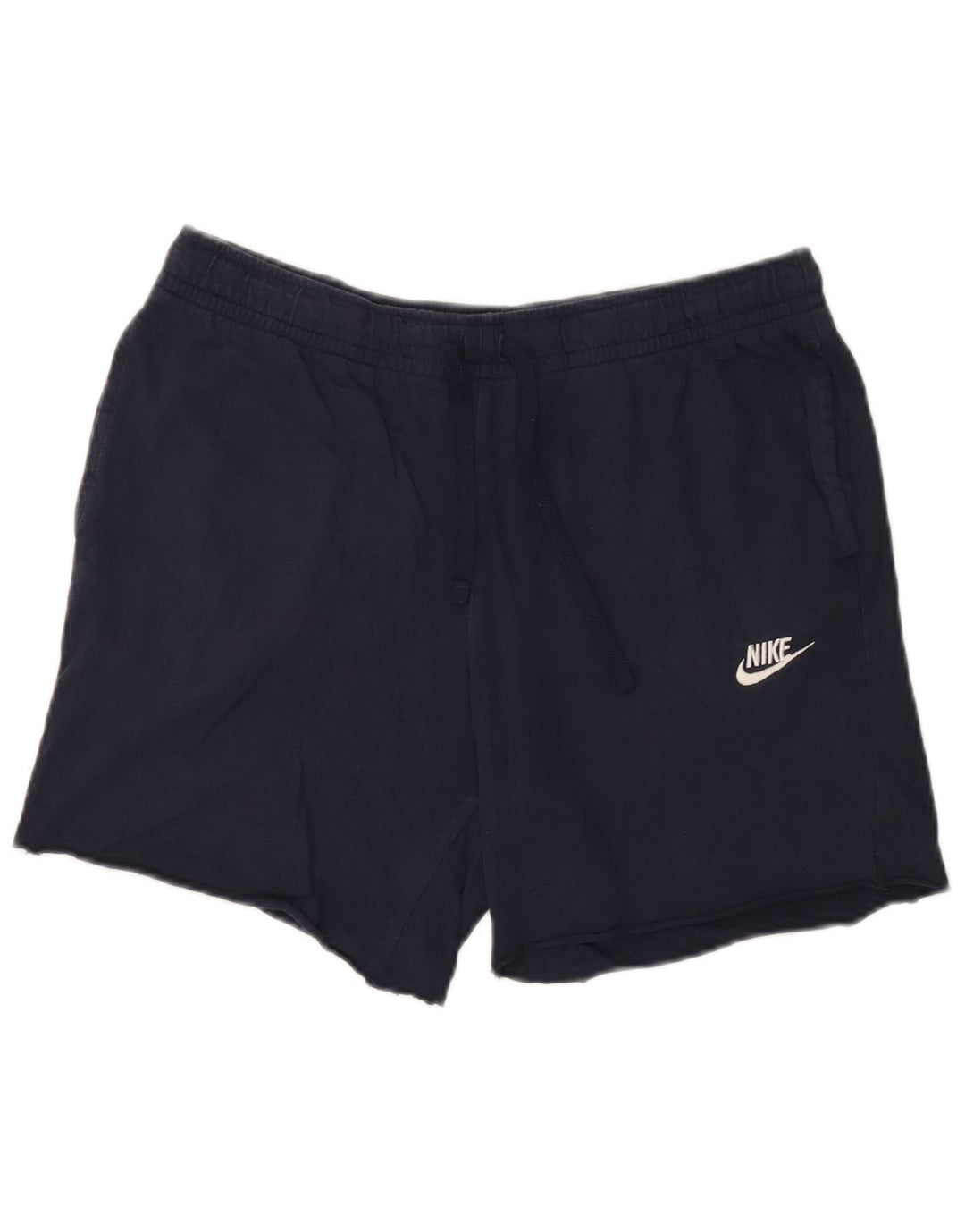 Мужские спортивные шорты Nike большого размера, темно-синие, хлопок