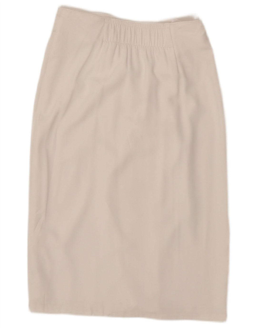 Женская прямая юбка MARKS & SPENCER UK 12 Medium W30, белый полиэстер