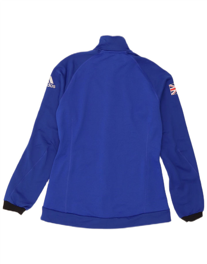Женский спортивный костюм Adidas Top Jacket UK 12, средний синий полиэстер