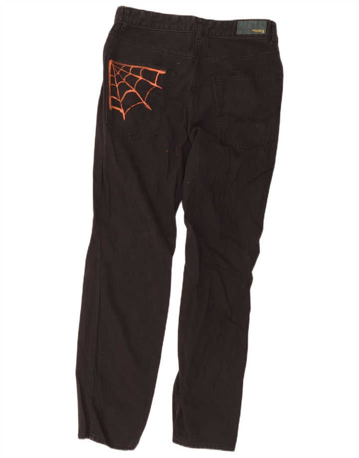 Мужские прямые джинсы Jack & Jones W32 L32, черный хлопок
