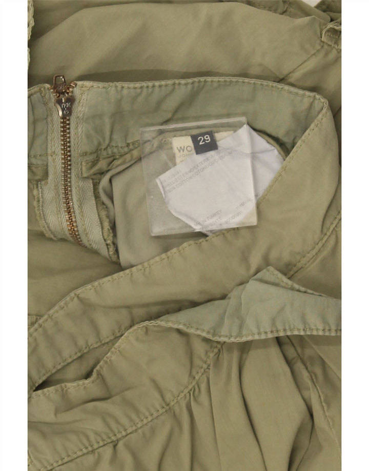 Женская мини-юбка-карго WOOLRICH W29, хлопок среднего цвета хаки