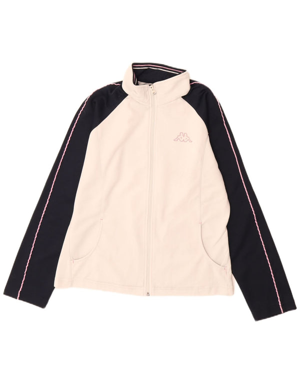 Женский спортивный костюм Champion, верхняя куртка UK 18 XL, белый полиэстер с цветными блоками