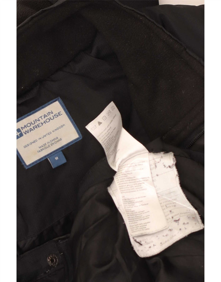 Mountain Warehouse Мужское стеганое пальто с капюшоном UK 38 Средний черный полиэстер