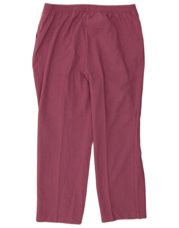 Женские укороченные брюки Marks & Spencer UK 18 XL W38 L26 в розовую клетку