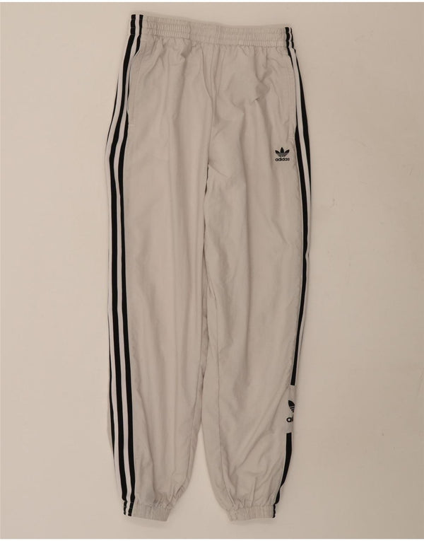 Женские спортивные брюки Adidas Joggers UK 10, маленькие белые нейлоновые брюки