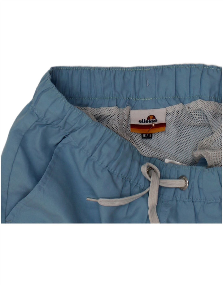 ELLESSE Плавательные шорты с рисунком для мальчиков 10-11 лет, синие, полиэстер